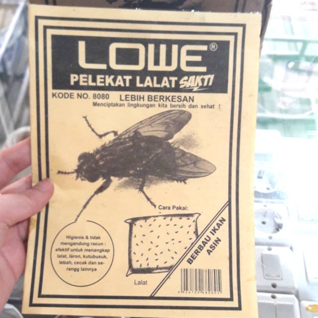 

Lem Lalat Kertas / Lem cicak kertas / Lem lalat aroma ikan asin ampuh