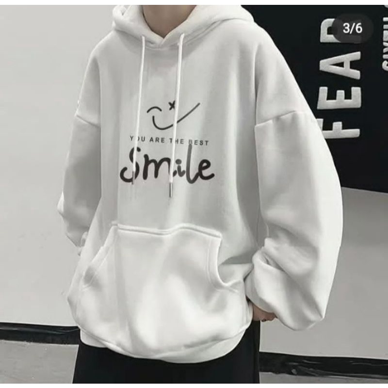 SMILE HOODIE N SWEATER FLEECE TEBAL