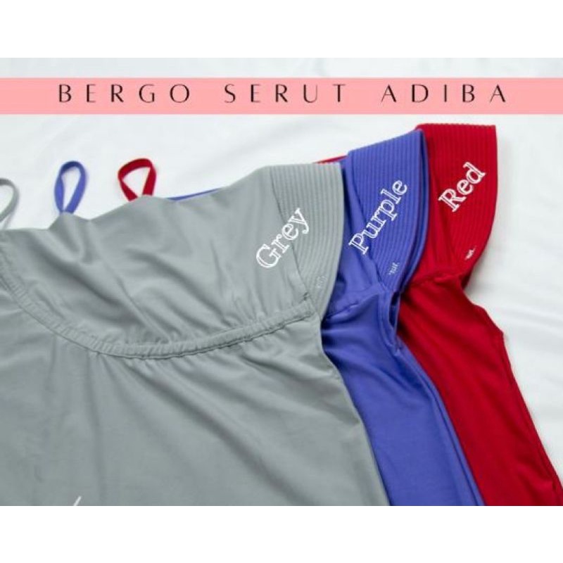 BERGO SERUT JUMBO JILBAB SERUT ADIBA JUMBO SPANDEX JERSEY