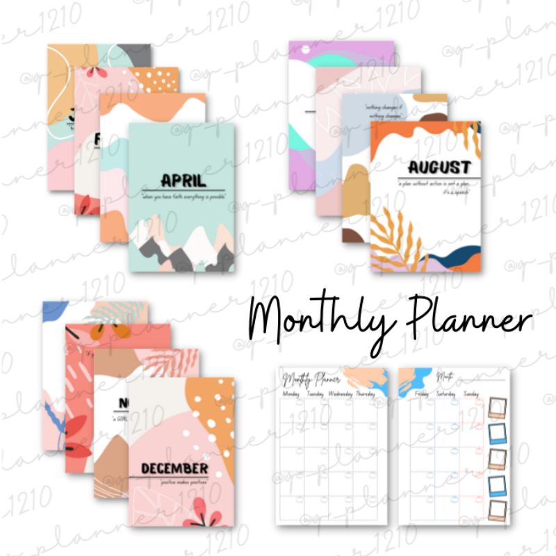 

Monthly Planner