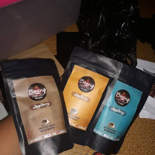 

Bubuk Kopi Gayo Arabica Longberry grade 1 100gr