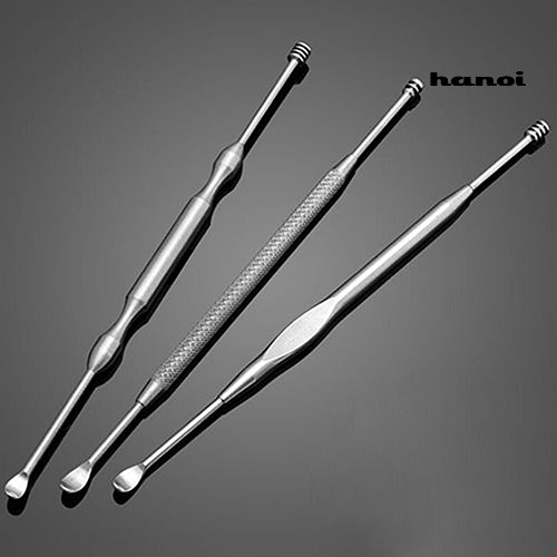 1pc Alat Pembersih Telinga Bahan Stainless Steel Untuk Perawatan Kesehatan