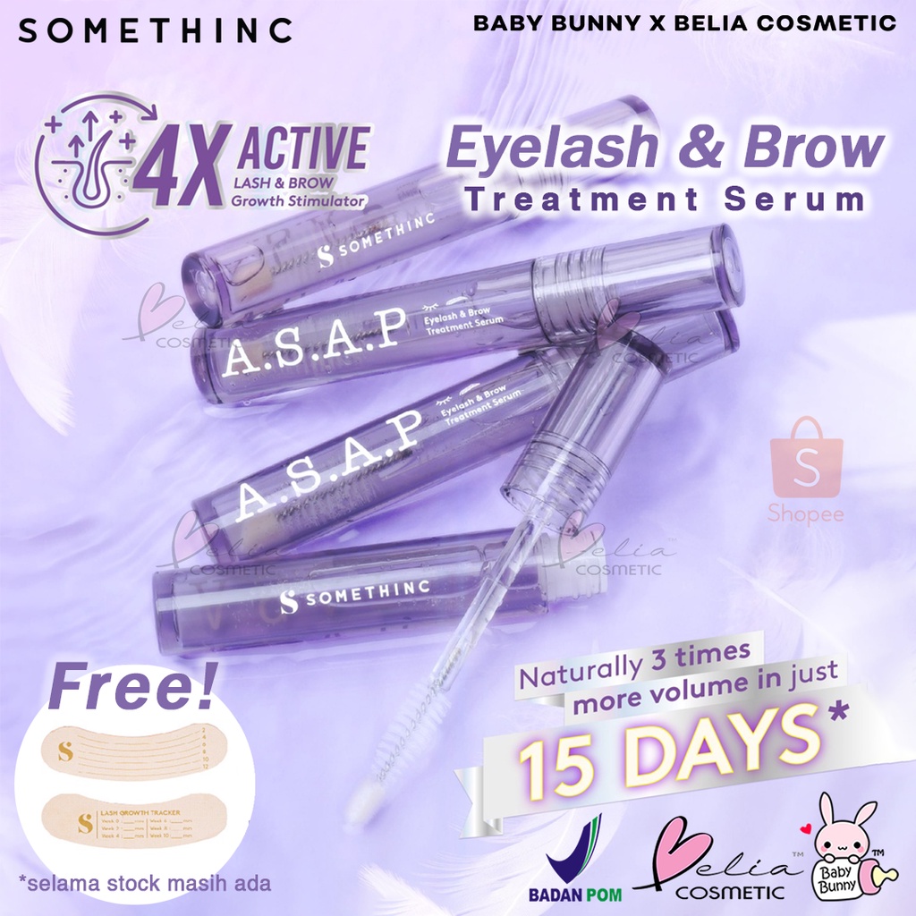 ❤ BELIA ❤ SOMETHINC A.S.A.P eyelash &amp; Brow Treatment Serum | ASAP | Serum Alis &amp; Bulu Mata | BPOM