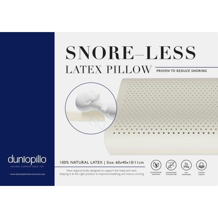 Bantal | Bantal Latex Snoreless / Anti Ngorok Pillow Dunlopillo