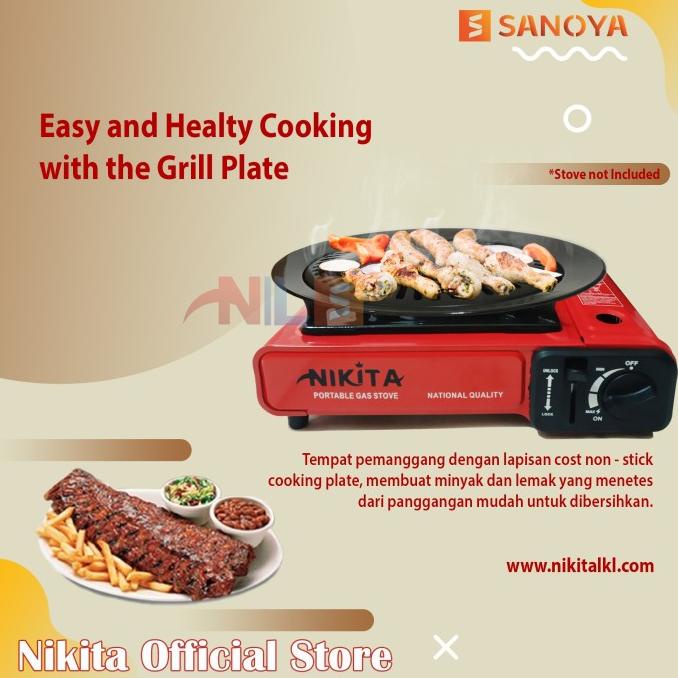 populer] Paket Barbeque BBQ Grill Set Kompor Portable NIKITA + BBQ Grill