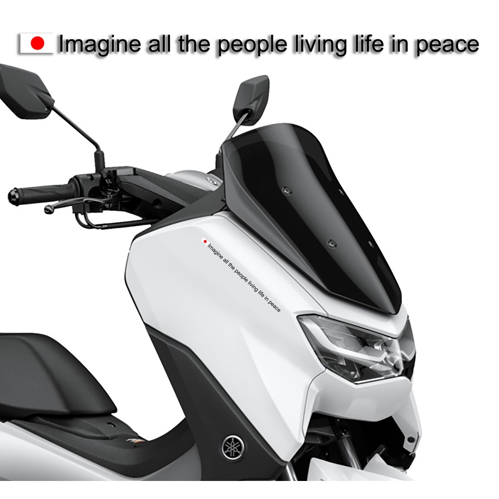 STIKER sticker imagine all the people living life in peace