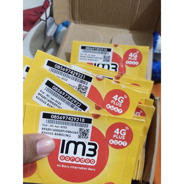 kartu perdana Indosat bekas