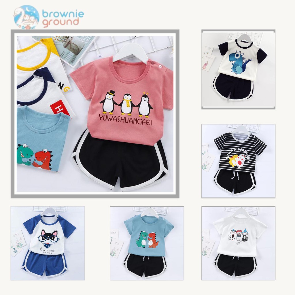 Baju anak Baju bayi import setelan anak 0-2 tahun setelan karakter bayi import