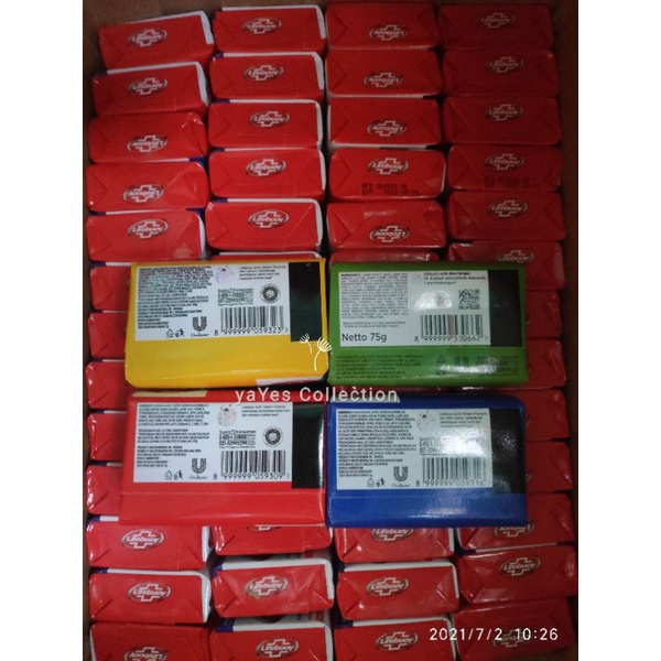 Sabun Batang Lifeboy soap bar 75g antibakteri lifebuoy lifboy lemon Kuning Total Merah mild care Biru