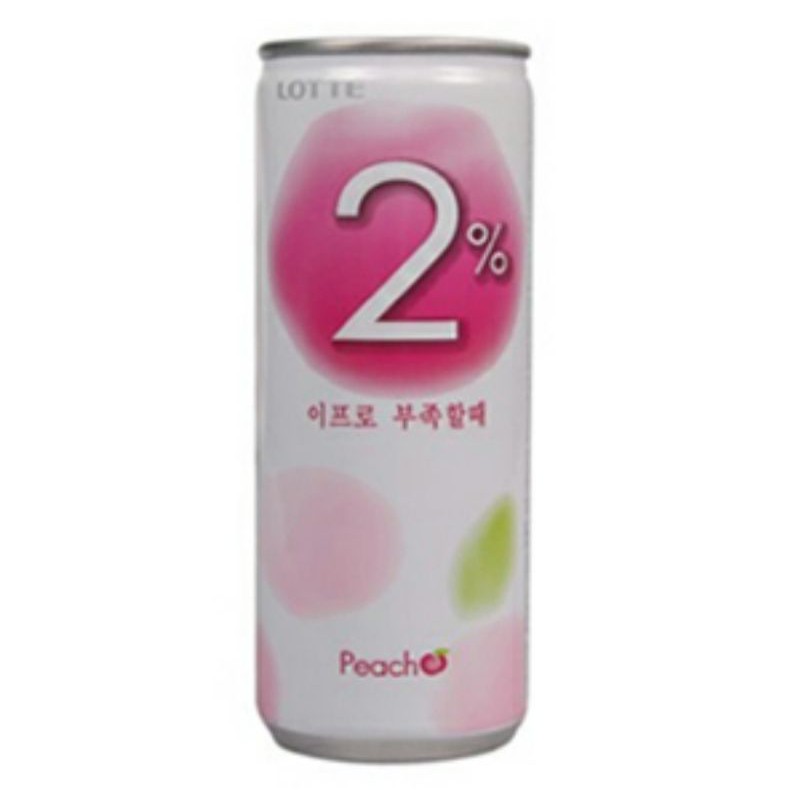 

Lotte 2 % Chilshung Rasa Peach 240 ml