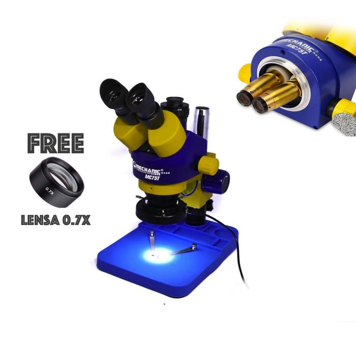 Microscope Mechanic Mc75T Trinokular Orginal