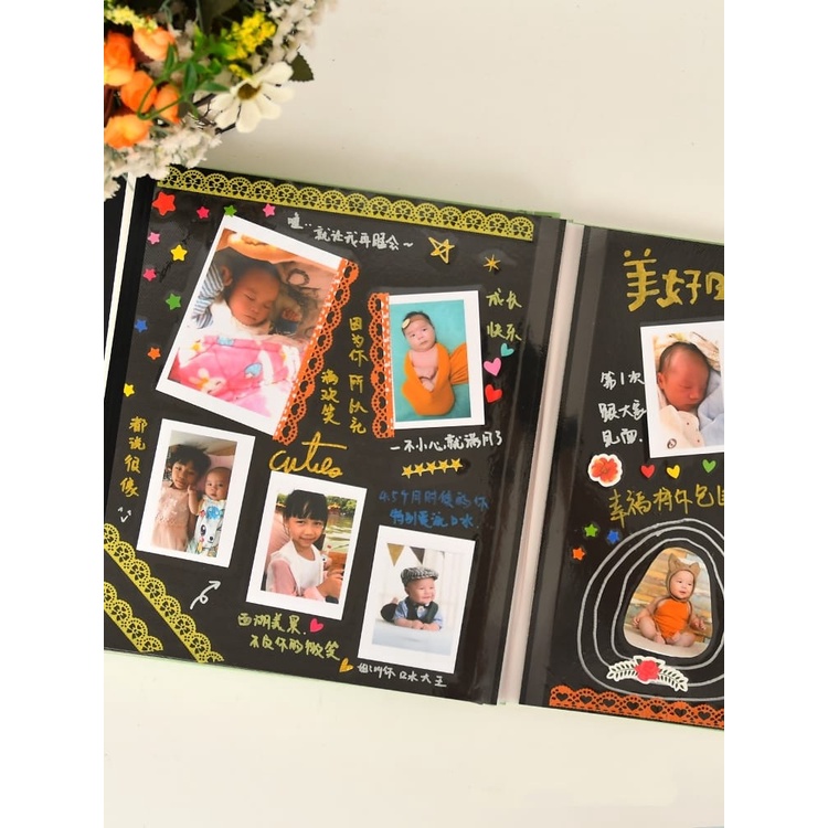 [TOYOU SHOP M03] ALBUM FOTO 29*29 | SCRAPBOOK | ABUM SCRAPBOOK KAYU| ALBUM FOTO DIY