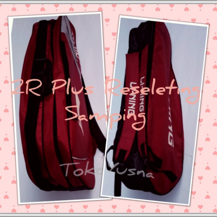 TAS RAKET RANSEL 2R PLUS BADMINTON BULUTANGKIS LINING Murah