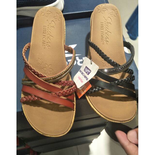 skechers wedges memory foam