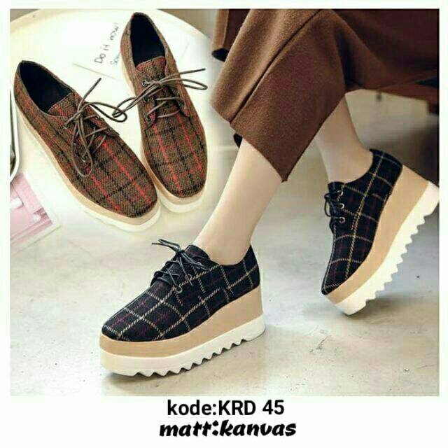 KRD 45 BLUEBERRY SNEAKER WEDGES 7CM BLACK N COKELAT WOMEN SNEAKERS REVIEW DAMIER BEST SELLER