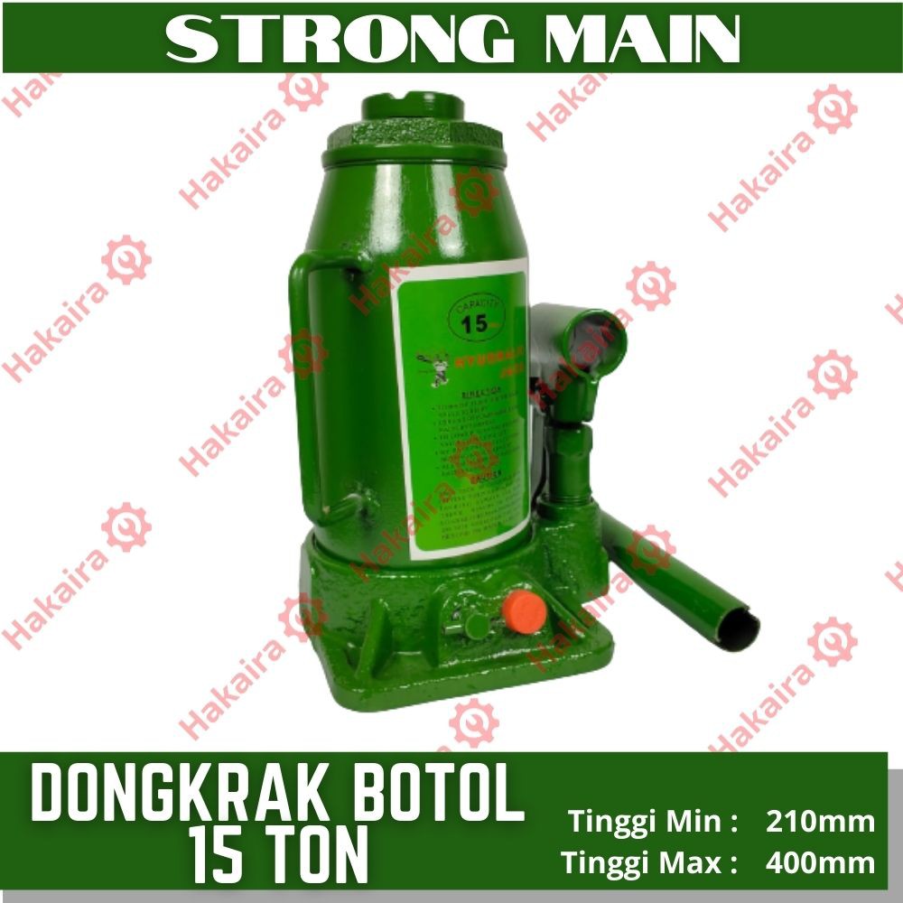 Dongkrak Botol 15 Ton - STRONG MAIN