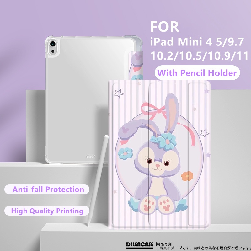 Dllencase Dengan Holder Pensil Untuk iPad Pro 11 2019 2020 10.2 7 / 8th Generation 2018 9.7 5 / 6th Mini 4 5 Air 4 10.5 10.9 A282