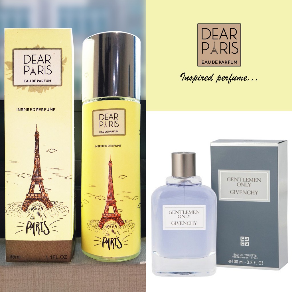Parfum Premium Dear Paris Aroma Givenchy Gentleman Only 35 ml Tahan 12 Jam Berkualitas
