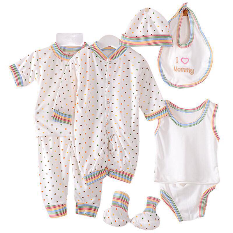 LIN9034 - 8 in 1 IMPORT Baby Set Cotton