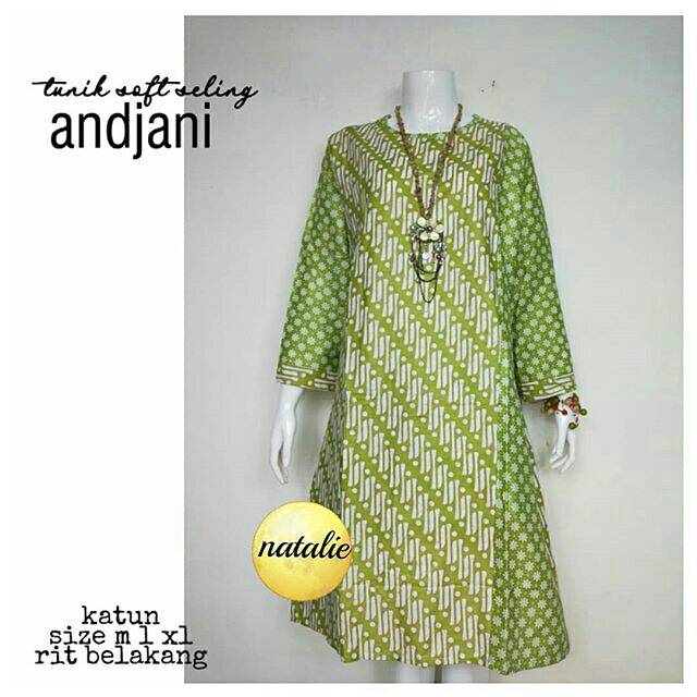 Tunik Batik Kekinian/Tunik Batik Muslimah/ Tunik Batik Wanita Kantoran