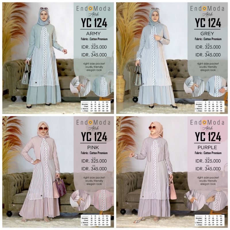 GAMIS ENDOMODA YC 124 YC124 YC-124