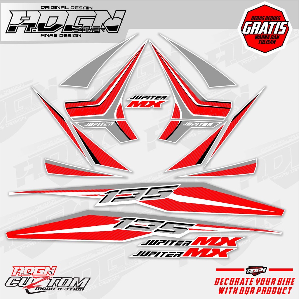 striping custom jupiter mx 135 old lama