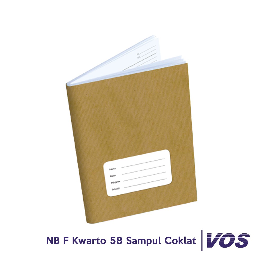 

Gramedia Kediri - Buku Tulis VOS Kwarto 58 Sampul Coklat