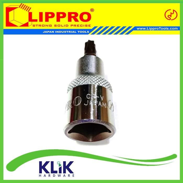 LIPPRO Star Bit Socket Short T40 Mata Shock Sock Sok Bintang Pendek Caliper Honda