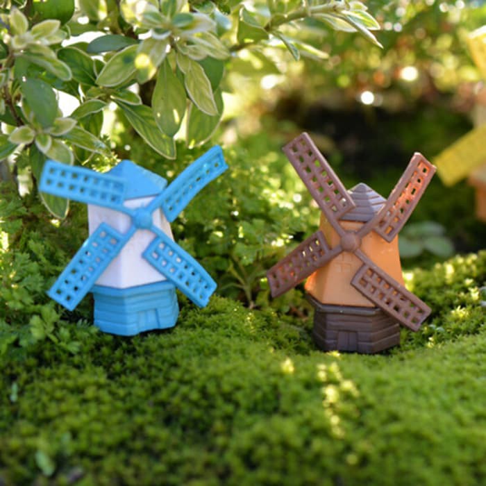 Miniatures - Terrariums - Fairy Garden - Windmill House