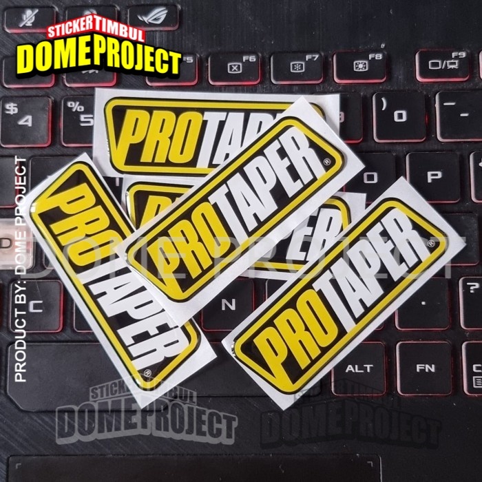 STIKER MOTOR PROTAPER EMBLEM STIKER TIMBUL LENTUR STIKER MOTOR