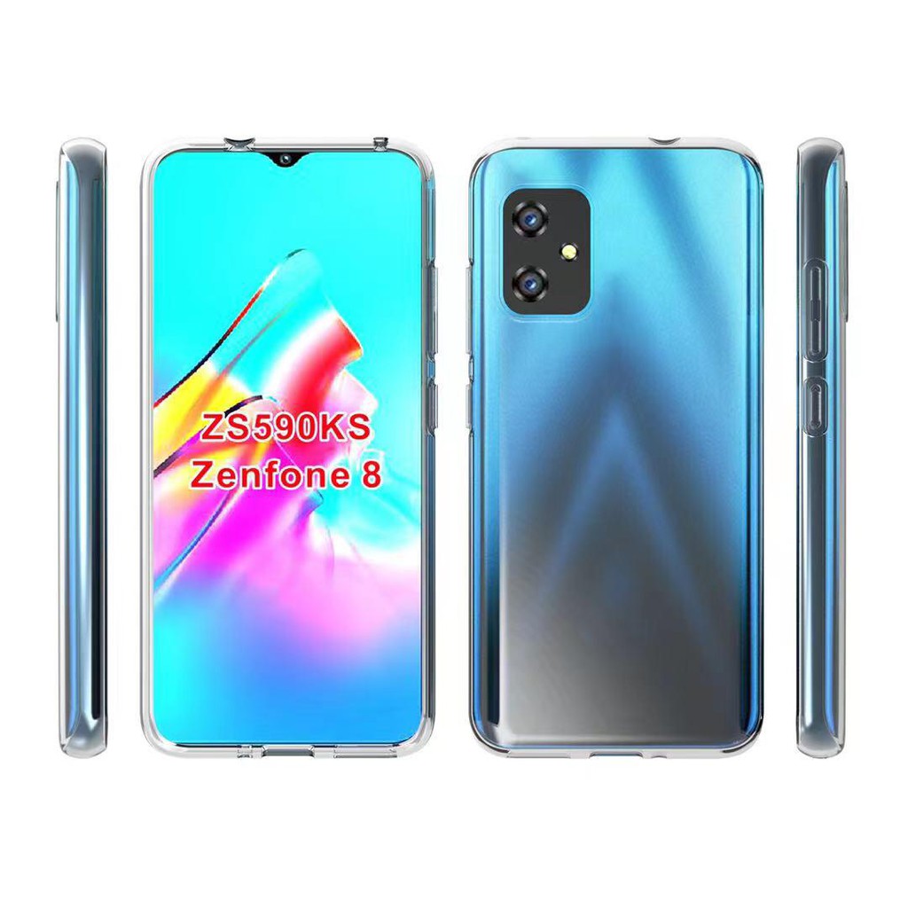 CASE ASUS ZENFONE 8 CLEAR BENING SILIKON COVER CASING HANDPHONE PREMIUM