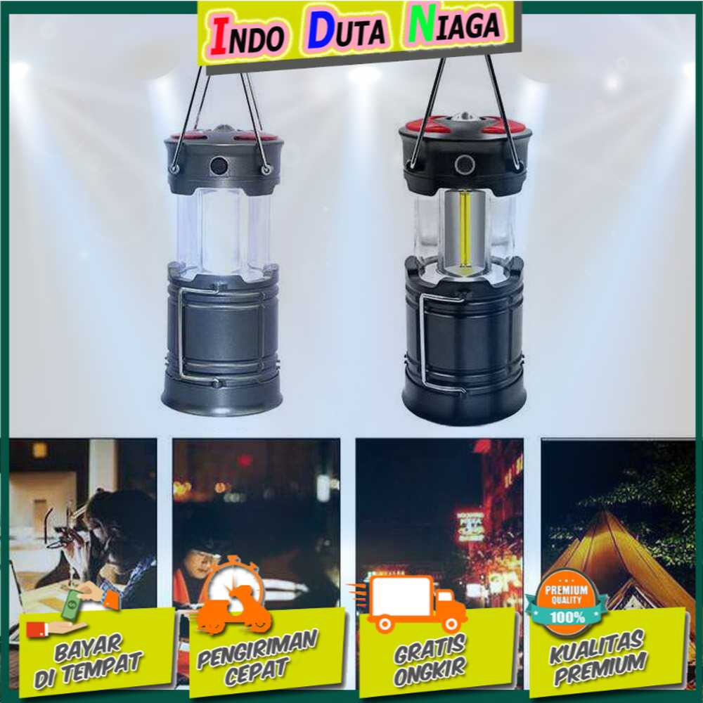 IDN TOOLS - RDE Lampu Lentera Camping Lantern Water Resistant - KJ-1290-2