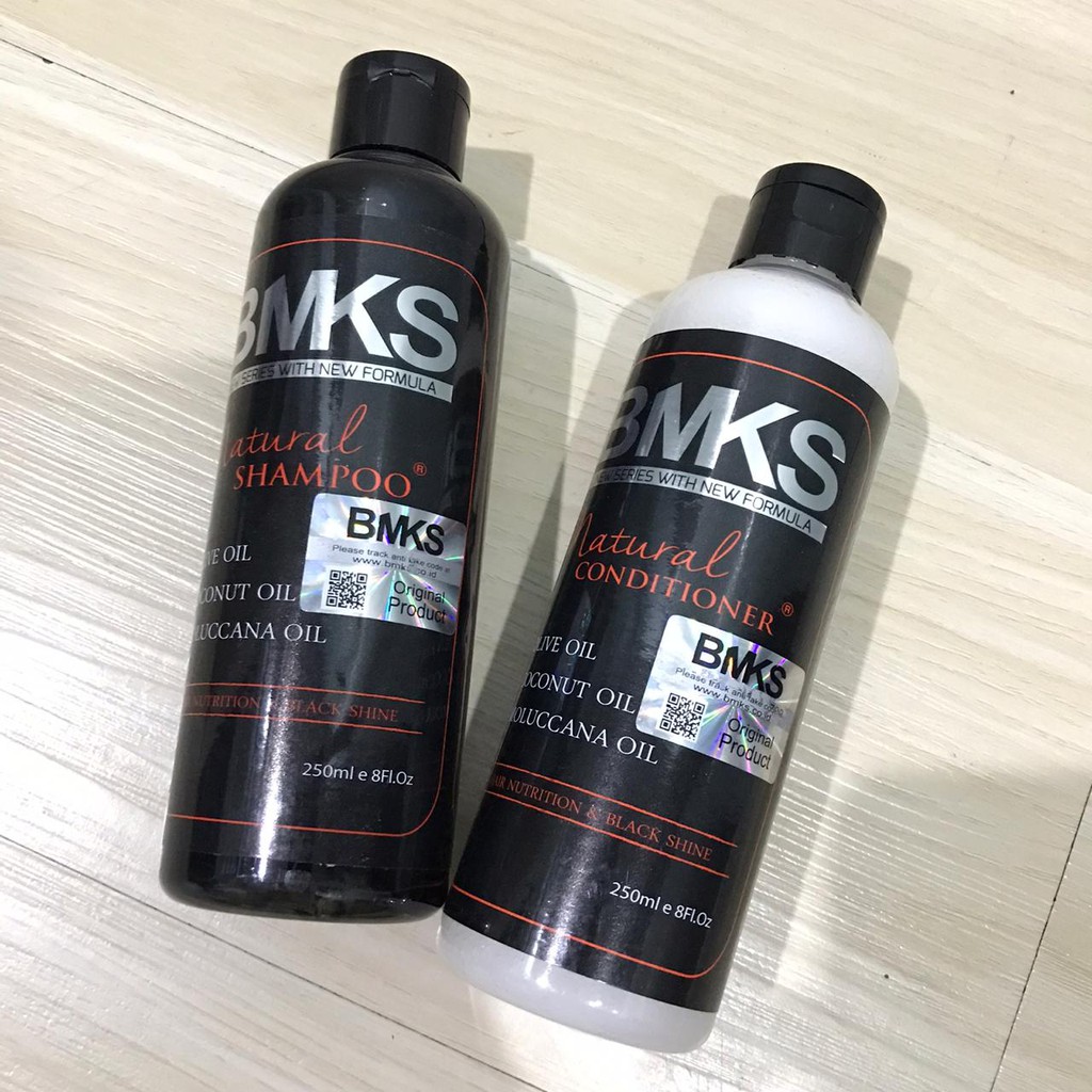 Paket Shampo + Conditioner BMKS Ori BPOM Penebal Rambut Penumbuh Rambut Penghitam Rambut Paket BMKS