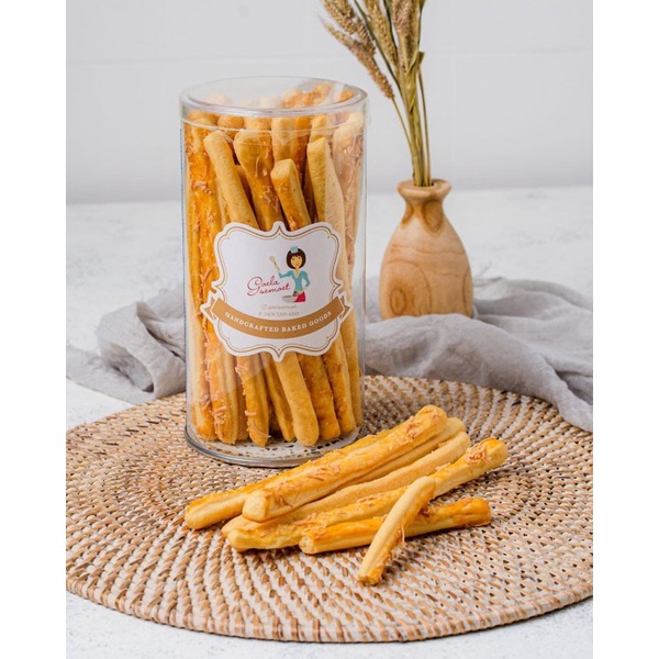 

Goela Semoet - Cheese Grissini (BreadStick) - Oleh2 Bandung 100% ORIGINAL