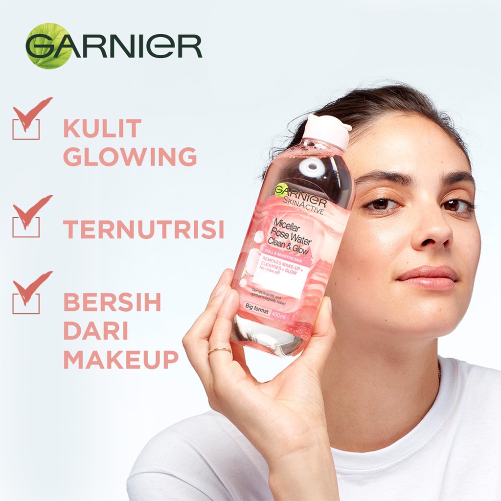 ❤ UNDER100 ❤ Garnier Micellar Water Pink | Blue Biru | Bi-phase Oil | Vit C Kuning | Rose Water 125ml