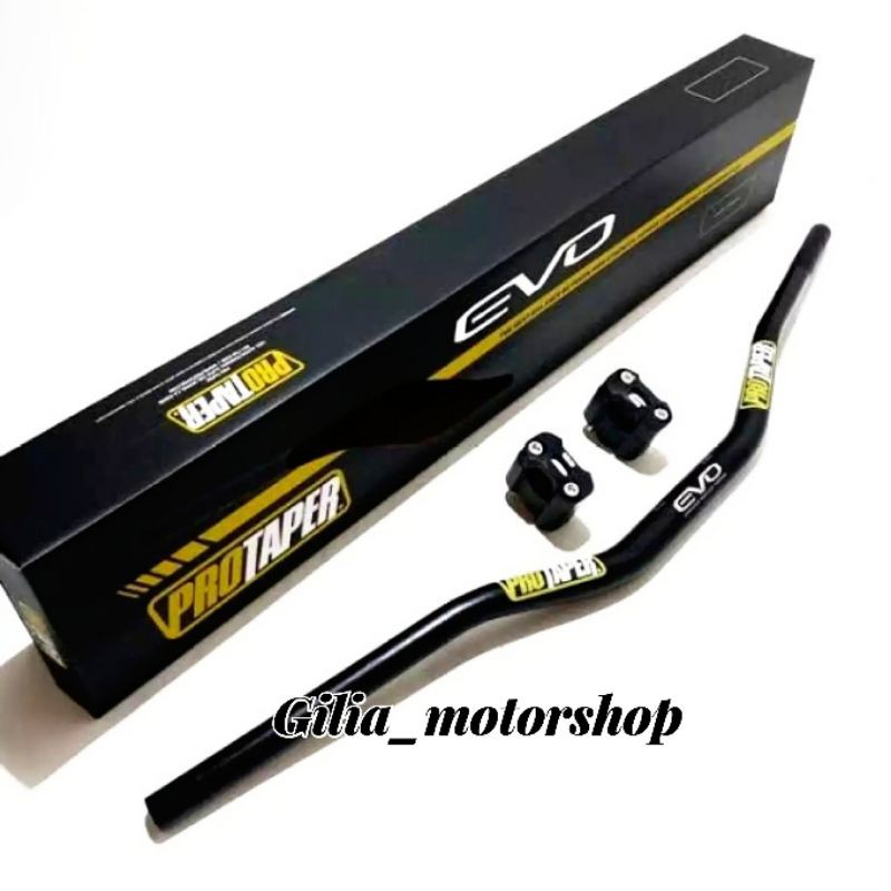 Stang Fatbar Evo+Raiser Stang Protaper Low Stang Motor+grip protaper klx trail vixion tiger nmax pcx