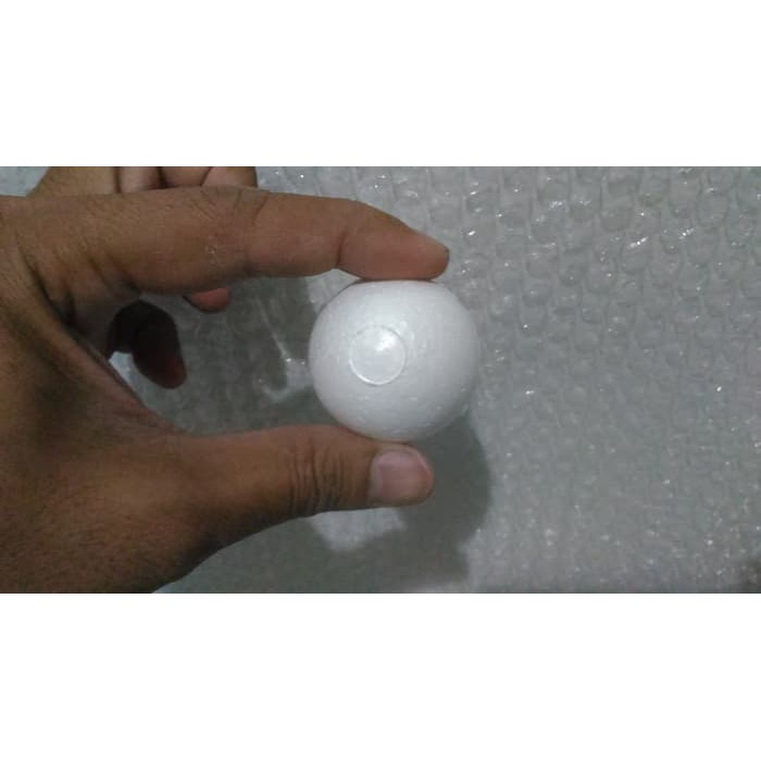 bola gabus tata surya ukuran diameter 5 cm murah bulat tebal 5cm styrofoam prakarya sekolah art