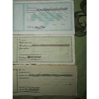 Kwitansi lama tahun 19..an