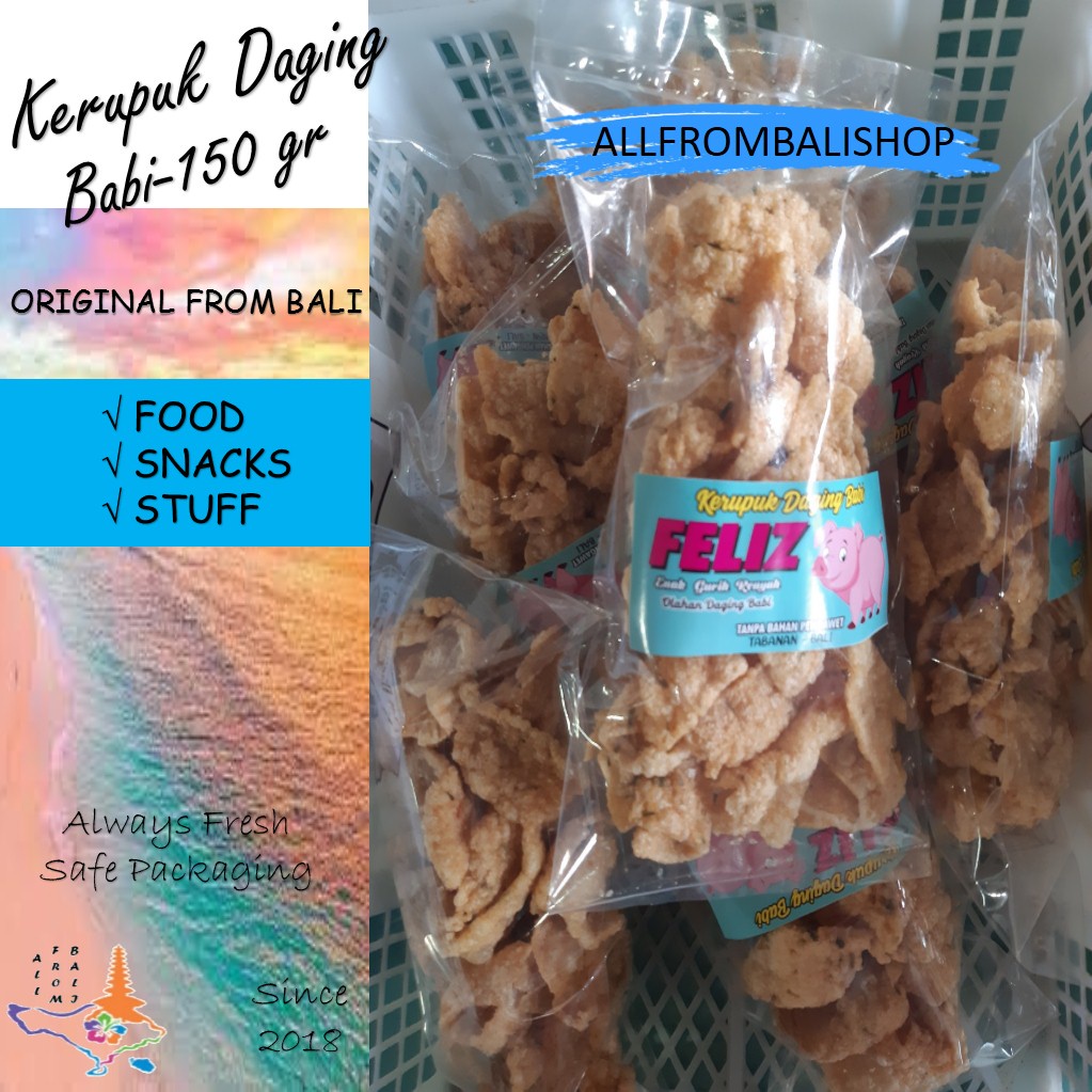 

KERUPUK DAGING BABI-100 GR