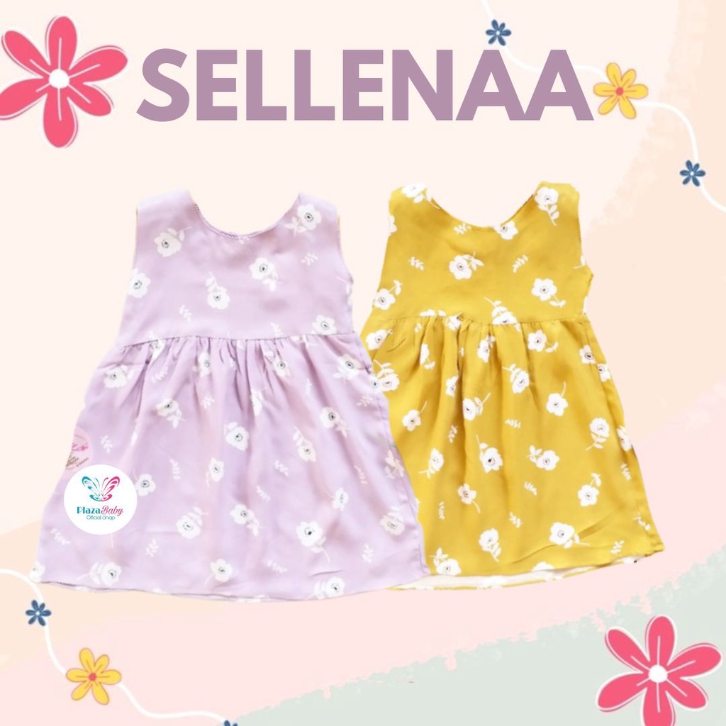 Plazababyku BBB DRESS SELLENAA dress anak perempuan bayi motif bunga lucu PART2