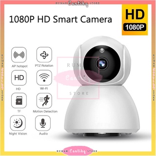 𝘽𝙞𝙨𝙖 𝙇𝙖𝙣𝙜𝙨𝙪𝙣𝙜 𝘽𝙖𝙮𝙖𝙧 𝘾𝙊𝘿 - Camera mini 2MP HD 1080P wireless CCTV V380 Ip CCTV wifi snowman kamera cctv