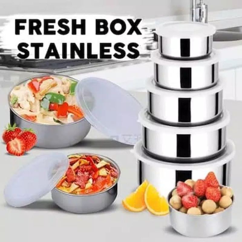 Rantang stainless susun 5 rantang murah isi banyak bisa untuk cetak kue tar bekal dan penyimpanan dalam kulkas