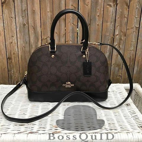 Coach Signature Mini Sierra Mahogany