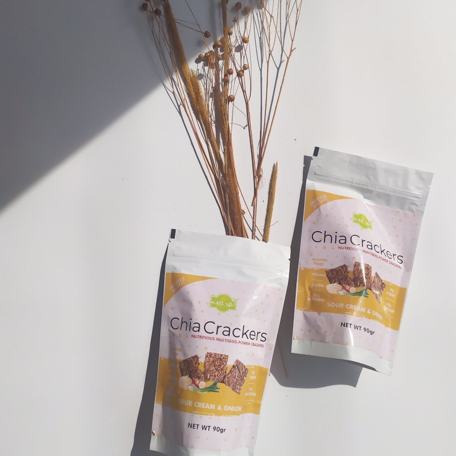 Eatup - Chia Crackers Sour Cream 90gr