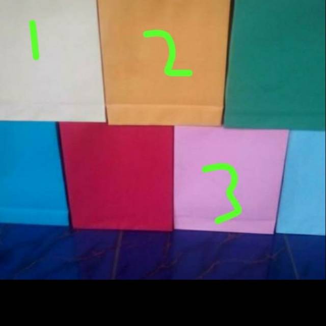 

Paperbag ukuran coatume warna warni