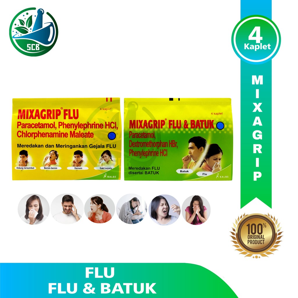 Mixagrip Flu - Flu & Batuk All Varian