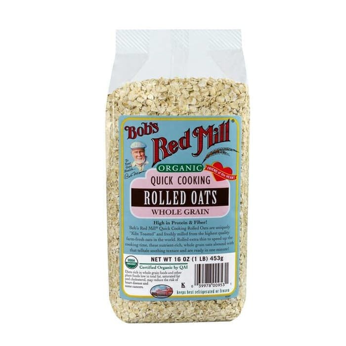 

Rolled Oat Quick Cooking Bob's Red Mill 453 gr/Oatmeal Organik/Sereal