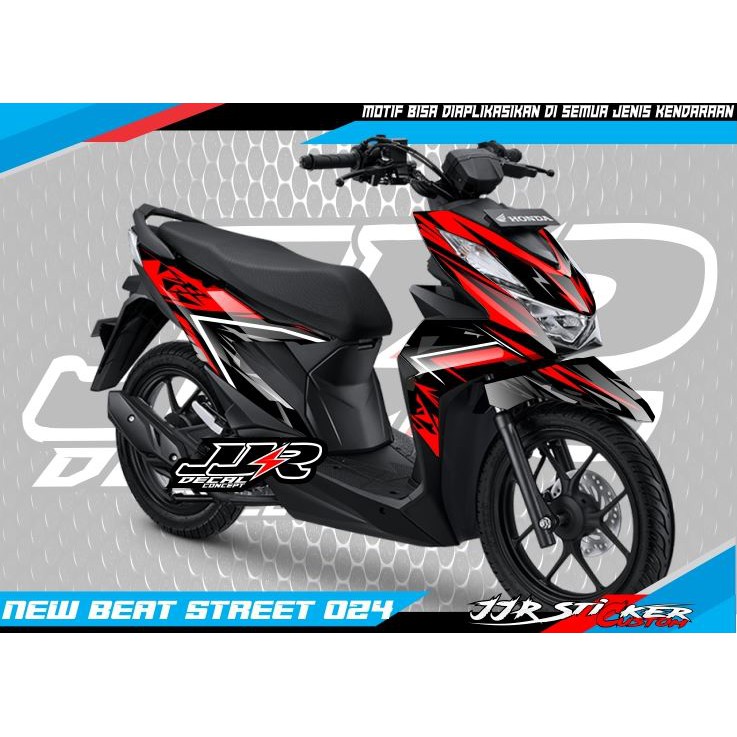 STIKER DECAL HONDA NEW BEAT STREET 2020¬2022 variasi stiker beat street keren