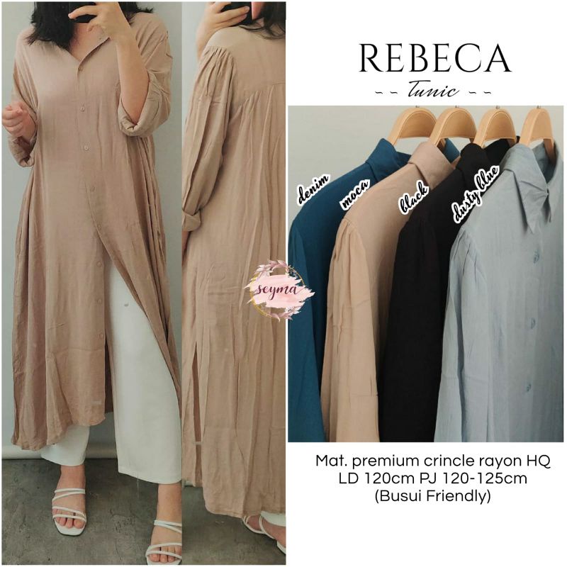 Seyma - Tunik Rayon Crinkle Premium