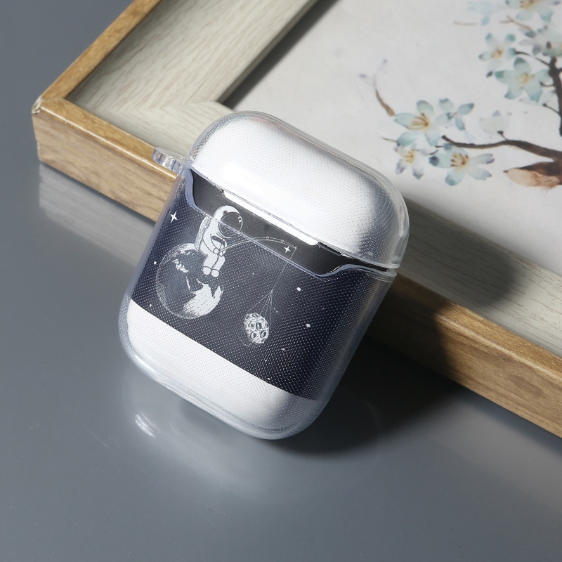Bt TPU Untuk Case Untuk1 2sarung Earphone Wireless Charging Untuk Pelindung Case Dengan Desain Lubang Gantung